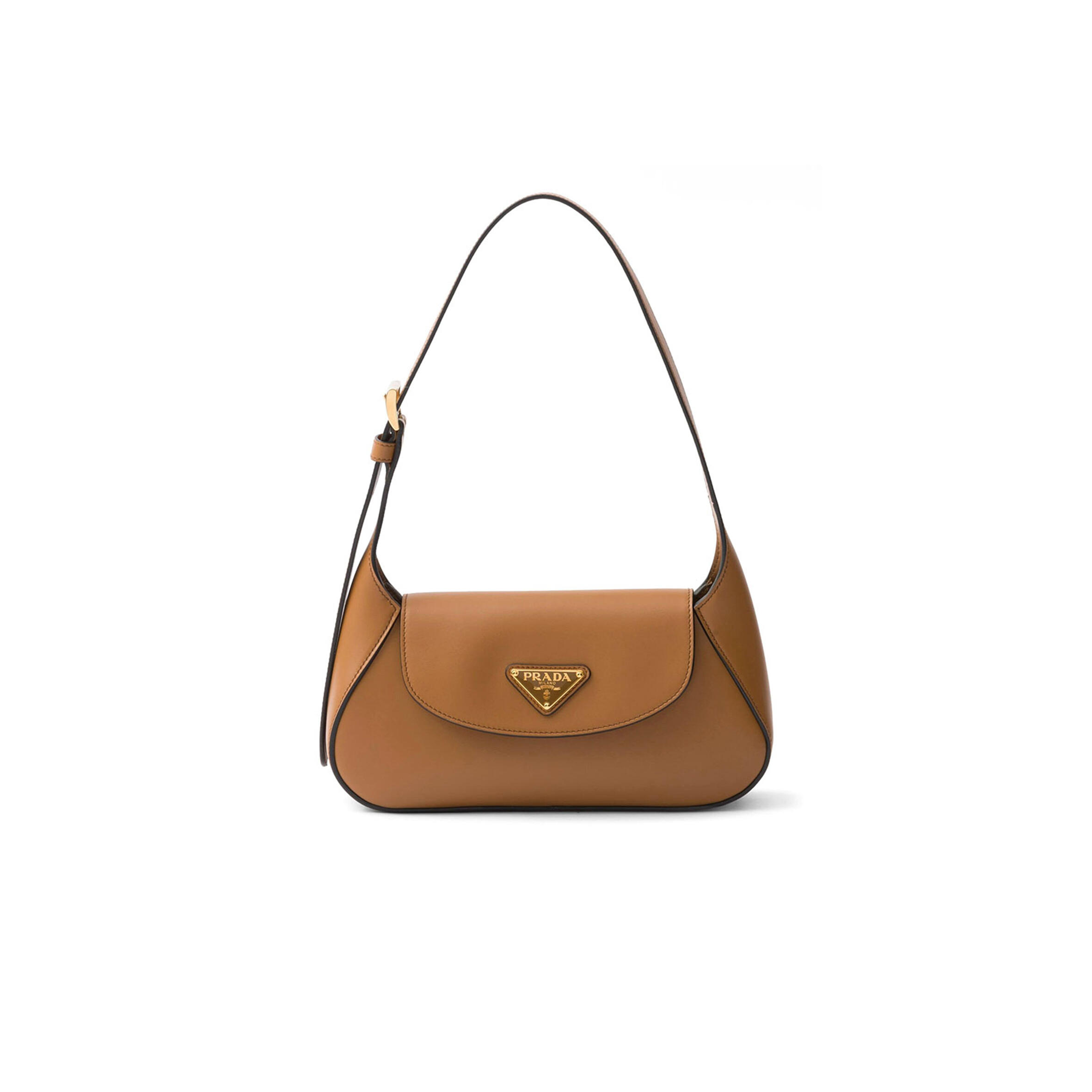 Pra*a small leather shoulder bag 1bd358 (25*15*5cm)